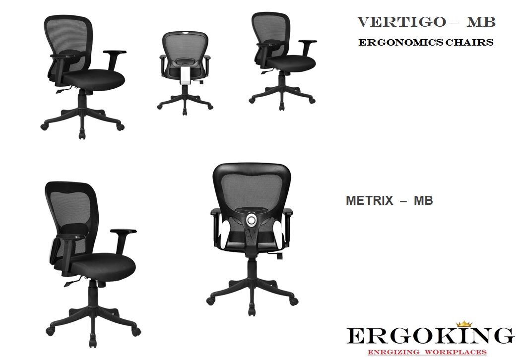 vertigo-metrix chairs, Ergonomics, workstation chairs manufacturers, suppliers  by ergoking - DdecorArch